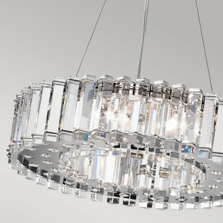 Kichler KL-CRYSTAL-SKYE8 Crystal Skye 8 Light Chandelier Chrome