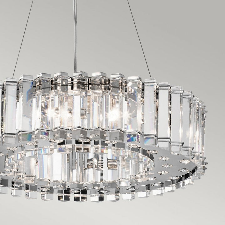 Kichler KL-CRYSTAL-SKYE8 Crystal Skye 8 Light Chandelier Chrome