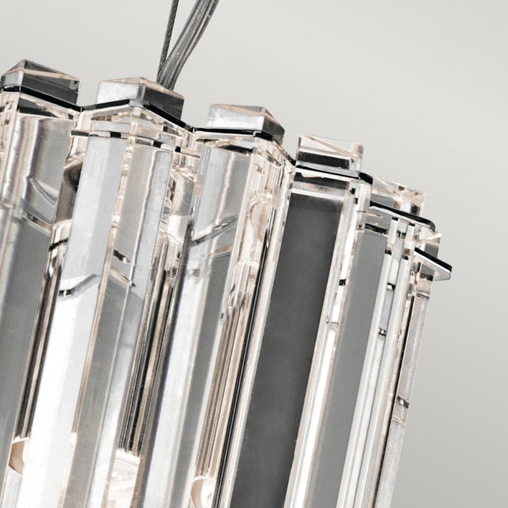 Kichler KL-CRYSTAL-SKYE-MP Crystal Skye 2 Light Mini Pendant Chrome