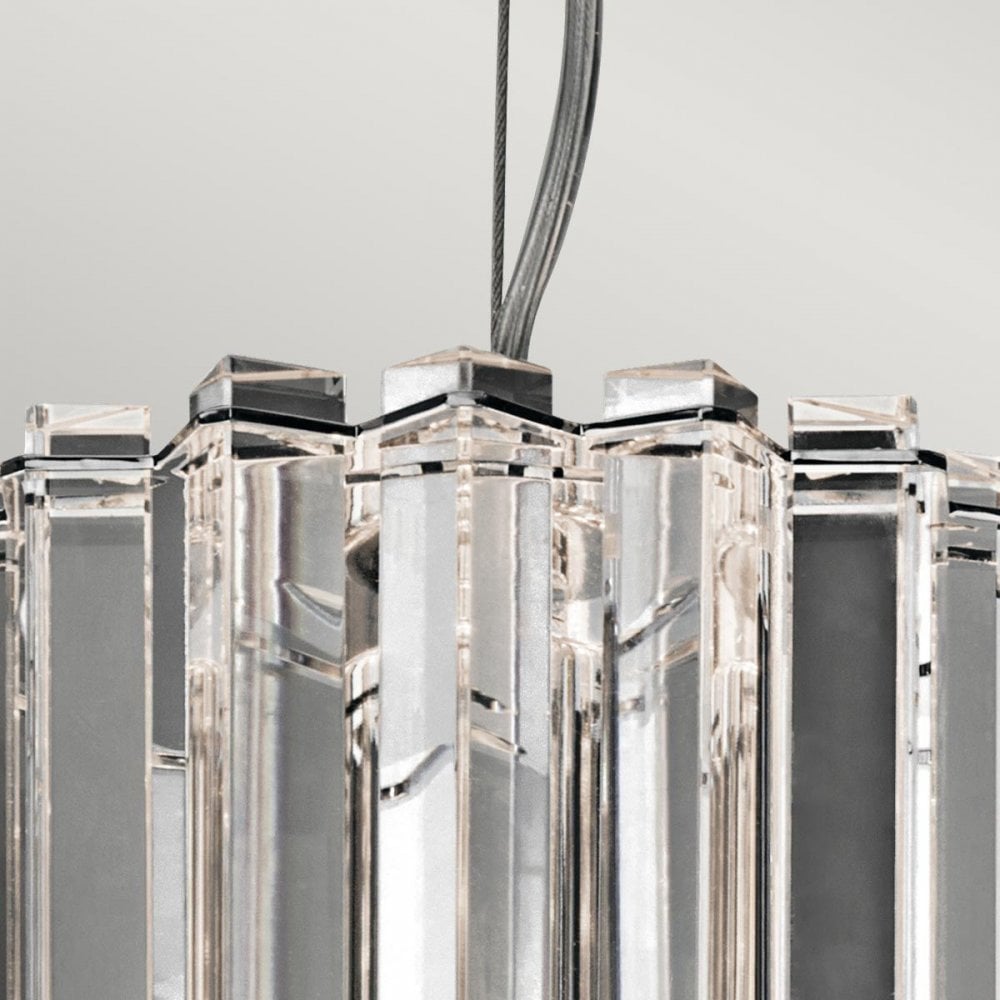 Kichler KL-CRYSTAL-SKYE-MP Crystal Skye 2 Light Mini Pendant Chrome