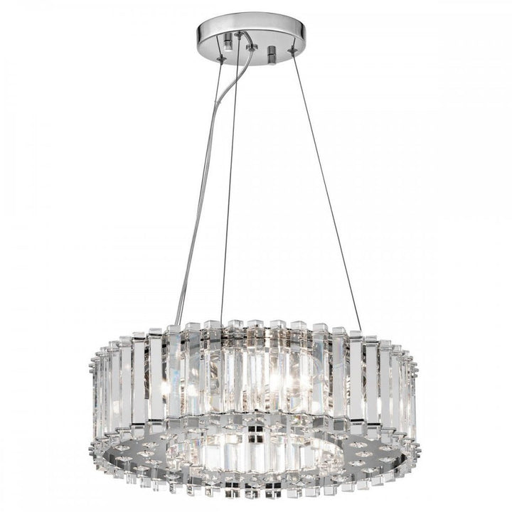 Kichler KL-CRYSTAL-SKYE-P-A Crystal Skye 6 Light Pendant Chrome