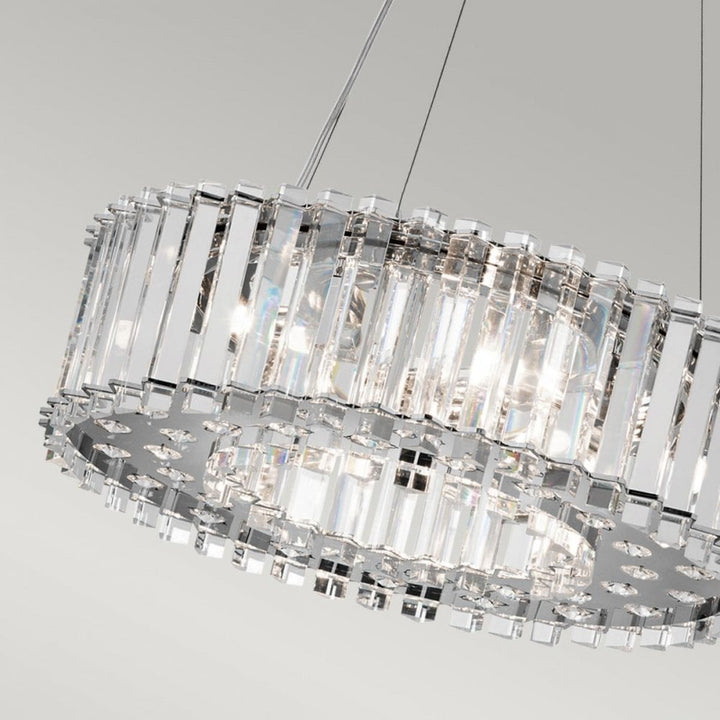 Kichler KL-CRYSTAL-SKYE-P-A Crystal Skye 6 Light Pendant Chrome