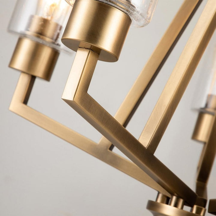 Kichler KL-DERYN5-NBR Deryn 5 Light Chandelier Natural Brass