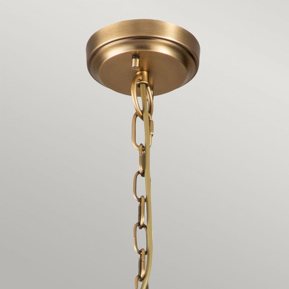 Kichler KL-DERYN5-NBR Deryn 5 Light Chandelier Natural Brass
