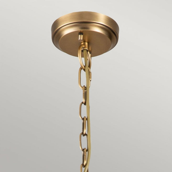 Kichler KL-DERYN5-NBR Deryn 5 Light Chandelier Natural Brass