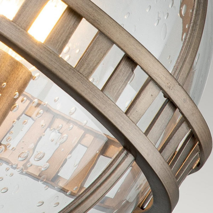 Kichler KL-HALLERON-2M-BU Halleron 3 Light Wall Lantern Burnished Bronze