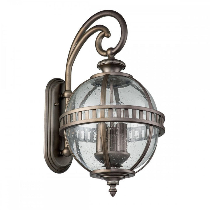 Kichler KL-HALLERON-2M-BU Halleron 3 Light Wall Lantern Burnished Bronze