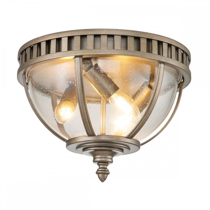 Kichler KL-HALLERON-F-BU Halleron 3 Light Ceiling Flush Burnished Bronze
