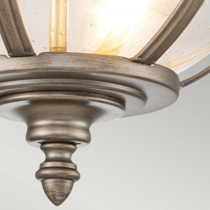 Kichler KL-HALLERON-F-BU Halleron 3 Light Ceiling Flush Burnished Bronze