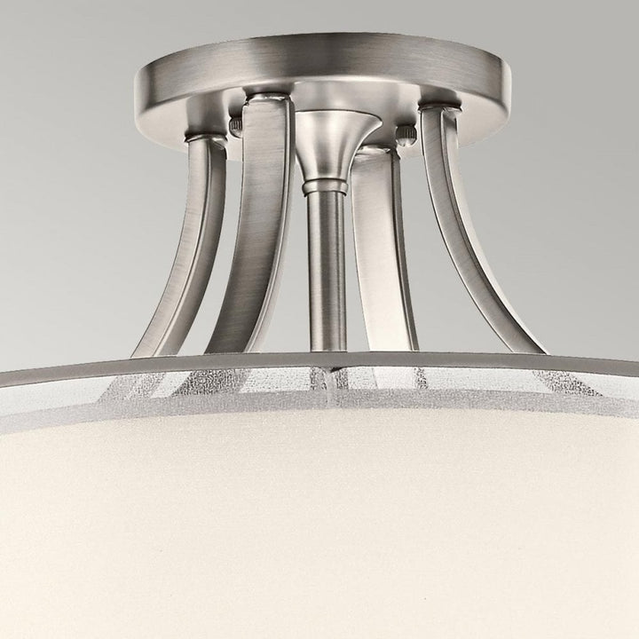 Kichler KL-LACEY-SFM-AP Lacey 4 Light Semi-Flush Antique Pewter
