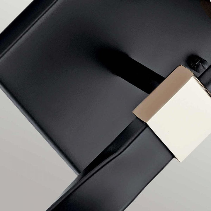 Kichler KL-MARETTE1-BK Marette 1 Light Wall Light Black and Nickel