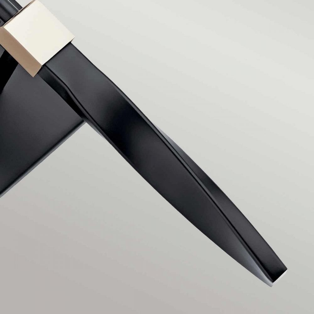 Kichler KL-MARETTE1-BK Marette 1 Light Wall Light Black and Nickel