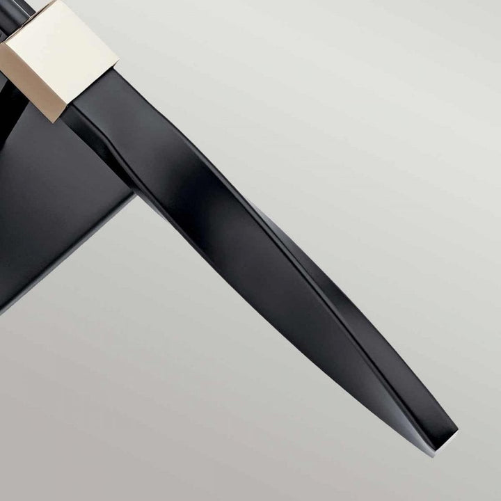Kichler KL-MARETTE1-BK Marette 1 Light Wall Light Black and Nickel