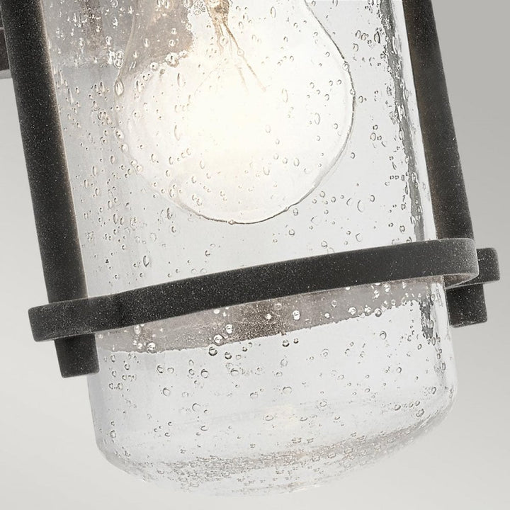 Kichler KL-RIVERWOOD2-S Riverwood Small Wall Lantern Weathered Zinc
