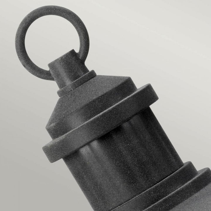 Kichler KL-RIVERWOOD3-M Riverwood 8" Pedestal Lantern Weathered Zinc