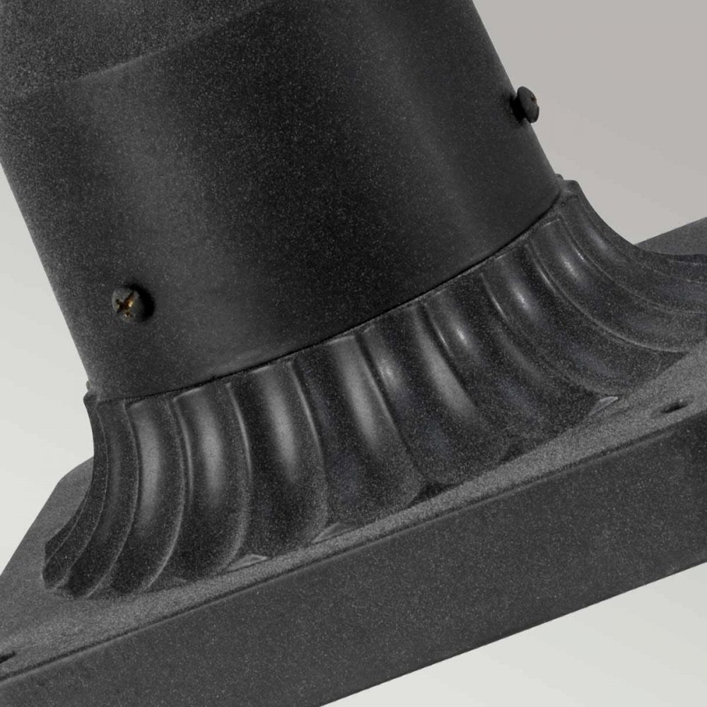 Kichler KL-RIVERWOOD3-M Riverwood 8" Pedestal Lantern Weathered Zinc