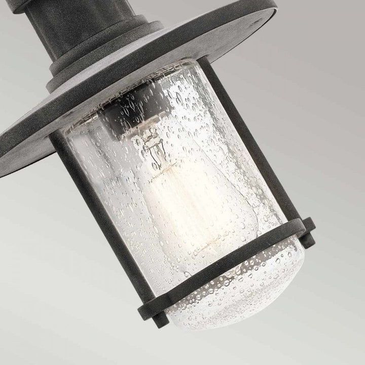 Kichler KL-RIVERWOOD8-M Riverwood 8" Chain Lantern Weathered Zinc
