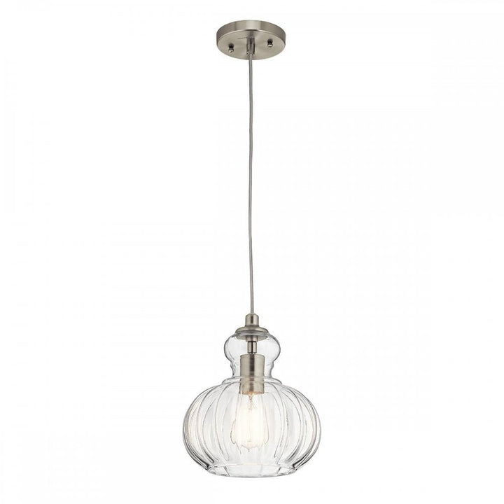Kichler KL-RIVIERA-P-A Riviera 1 Light Pendant - A Brushed Nickel