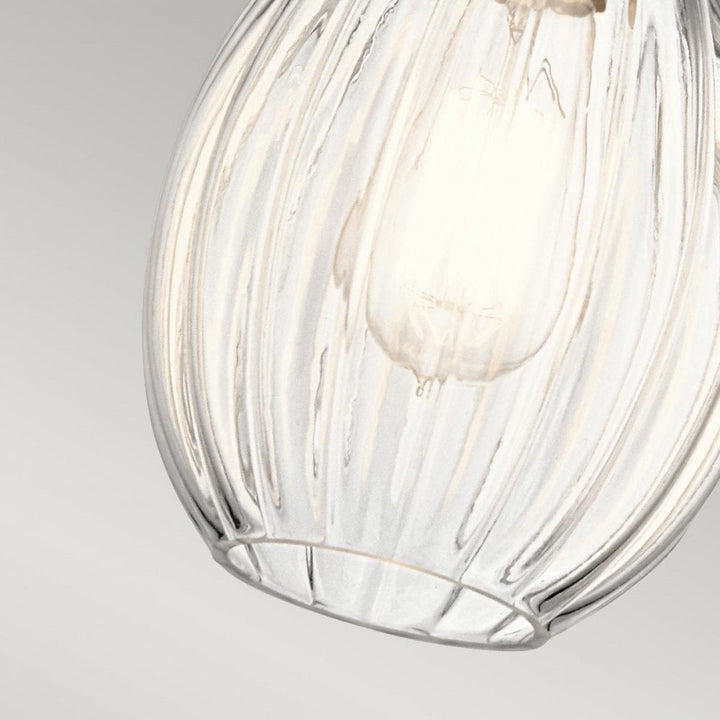 Kichler KL-RIVIERA-P-C Riviera 1 Light Pendant - C Brushed Nickel