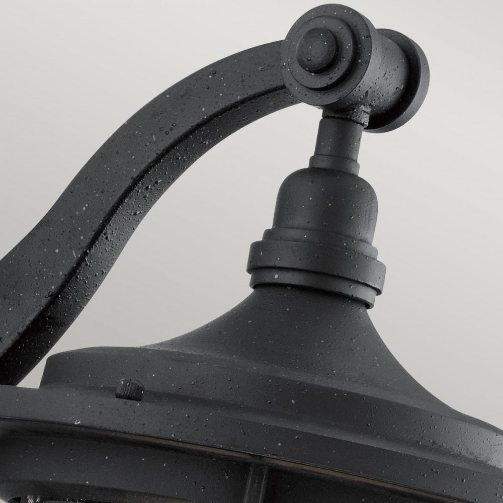 Kichler KL-ROYAL-MARINE2-M Royal Marine 1 Light Medium Wall Lantern Distressed Black