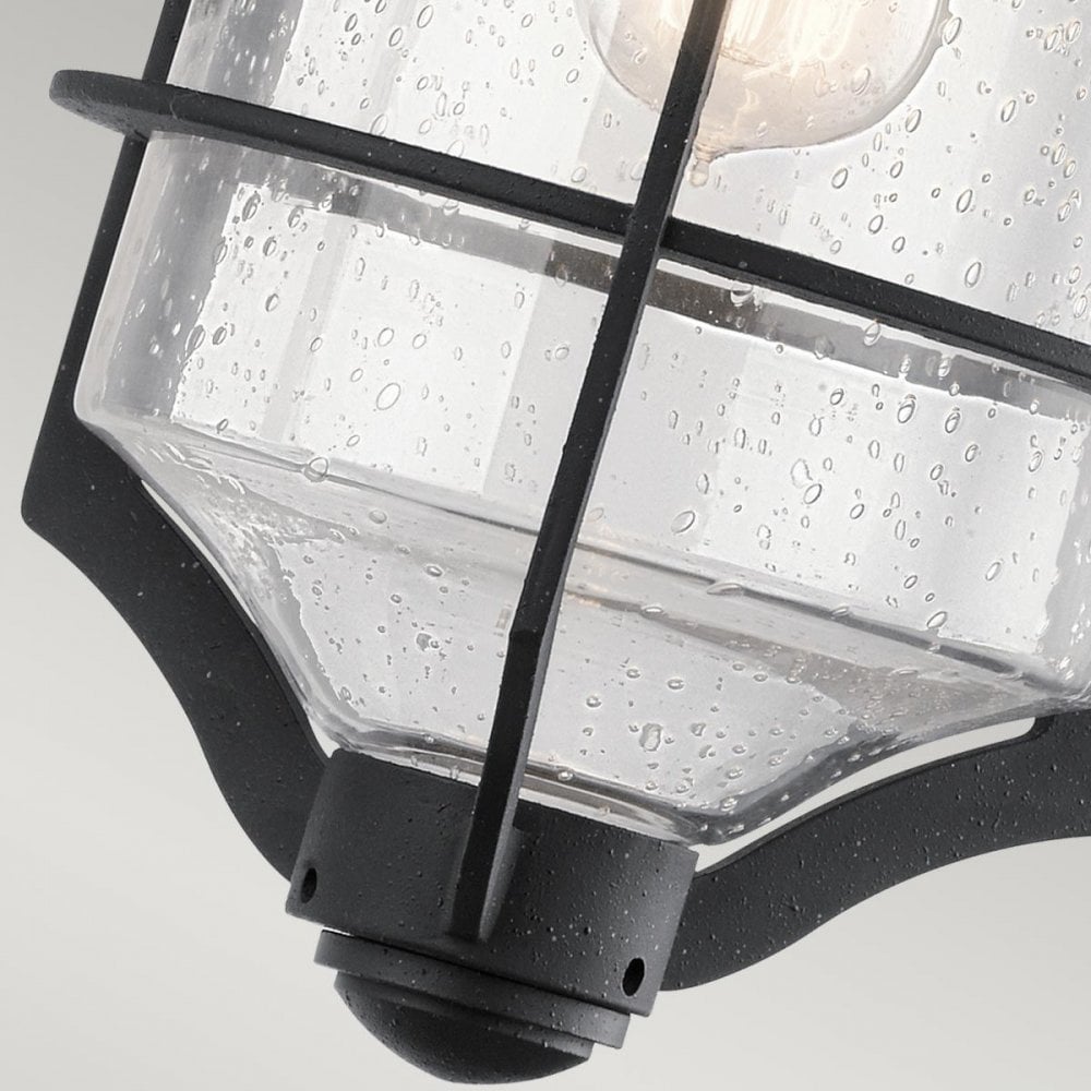 Kichler KL-ROYAL-MARINE2-M Royal Marine 1 Light Medium Wall Lantern Distressed Black