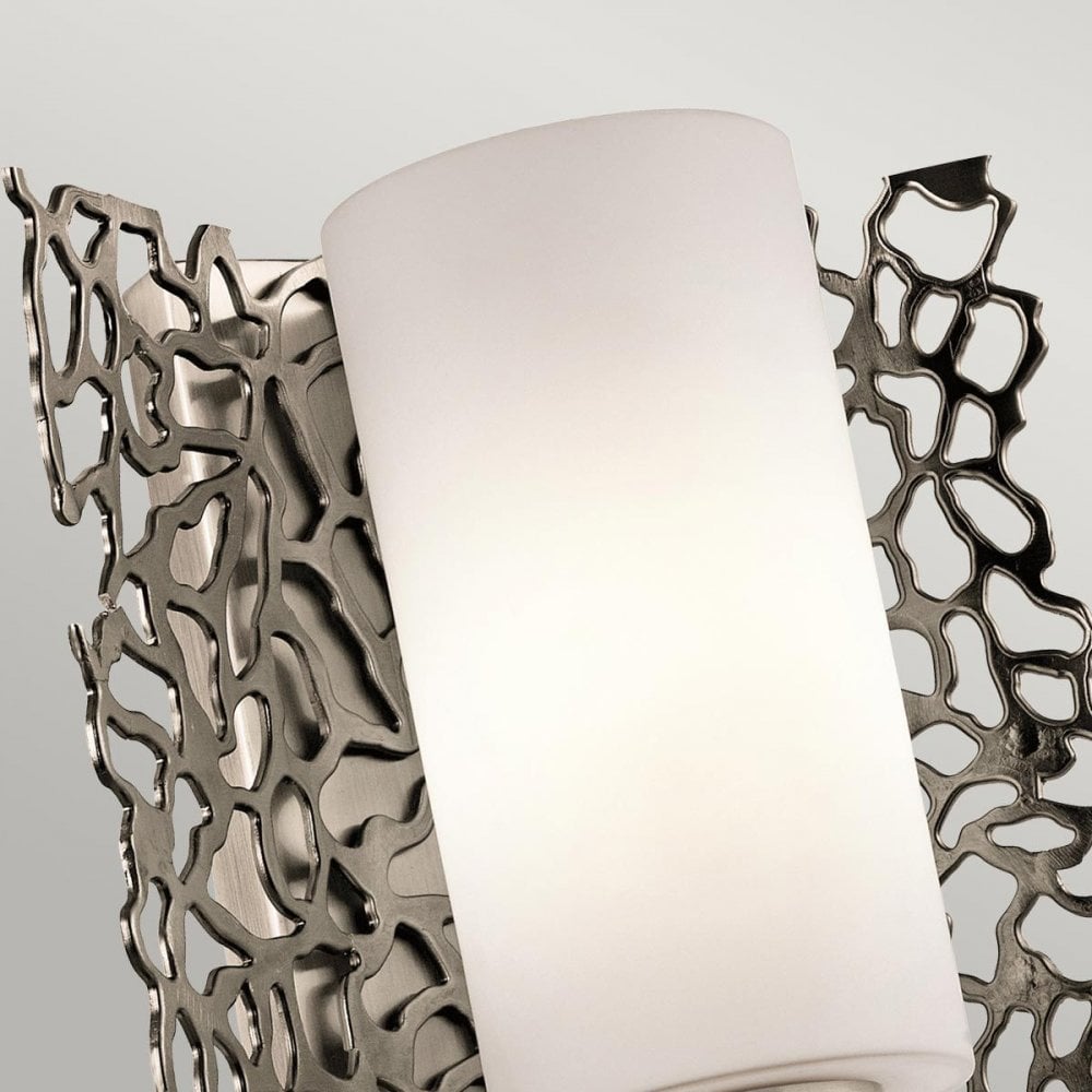Kichler KL-SILVER-CORAL1 Silver Coral 1 Light Wall Light Classic Pewter