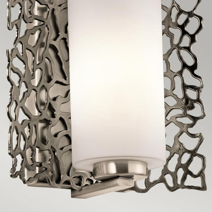 Kichler KL-SILVER-CORAL1 Silver Coral 1 Light Wall Light Classic Pewter