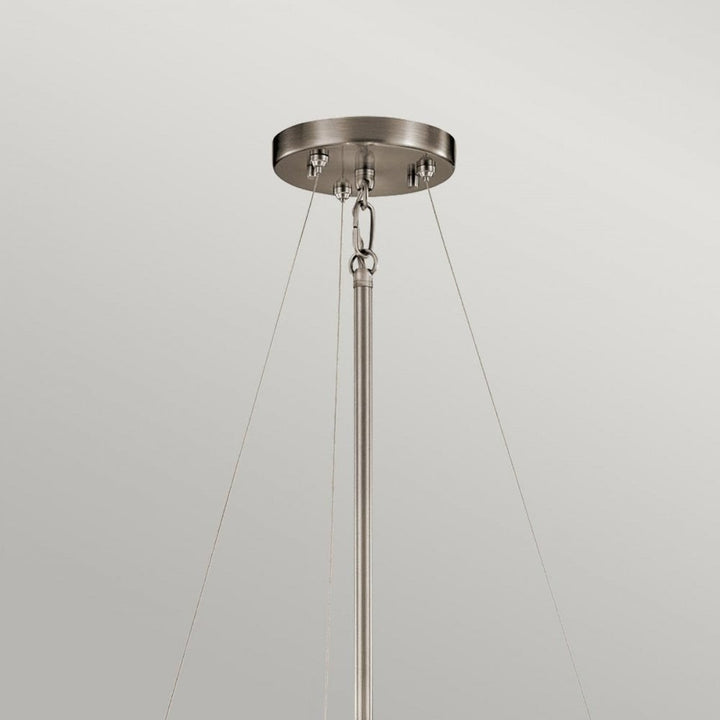 Kichler KL-SILVER-CORAL-P-A Silver Coral 3 Light Duo-Mount Pendant Classic Pewter
