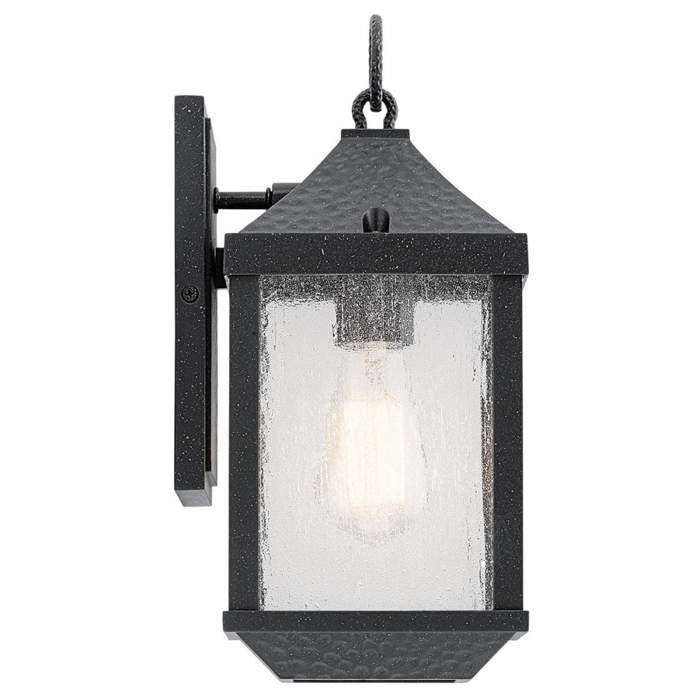 Kichler KL-SPRINGFIELD-S Springfield 1 Light Small Wall Lantern Distressed Black