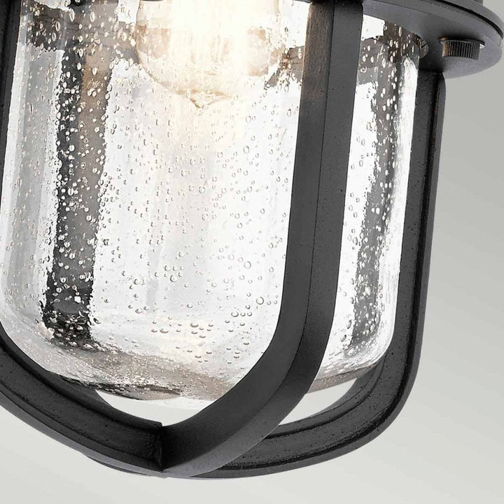 Kichler KL-SURI-L Suri 1 Light Wall Lantern Textured Black