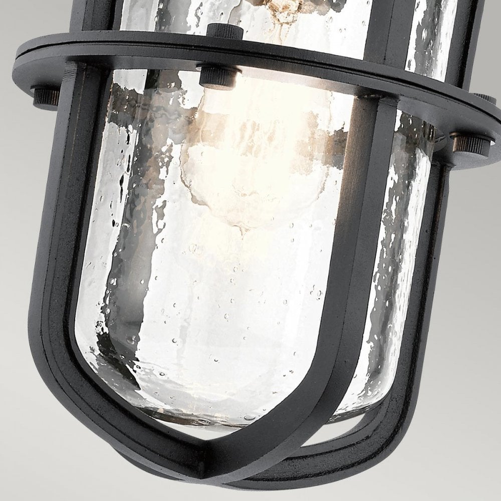 Kichler KL-SURI-M Suri 1 Light Wall Lantern Textured Black