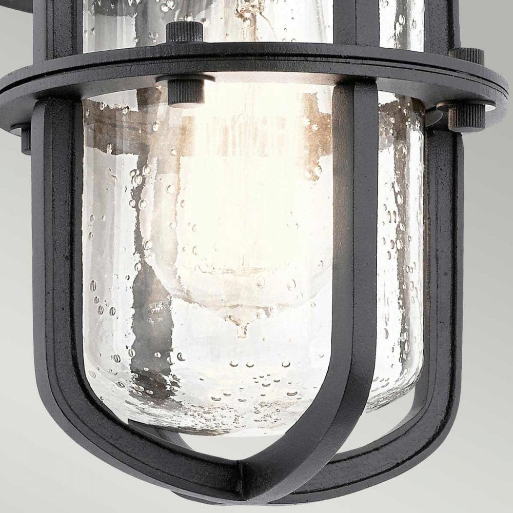 Kichler KL-SURI-S Suri 1 Light Wall Lantern Textured Black
