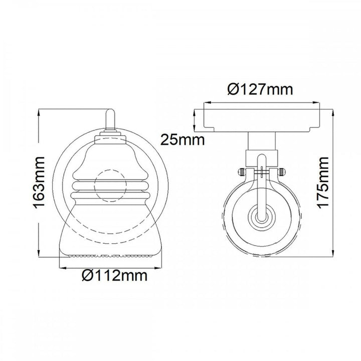 Kichler KL-TALLAND1-PC-BATH Talland 1 Light Wall Light Polished Chrome