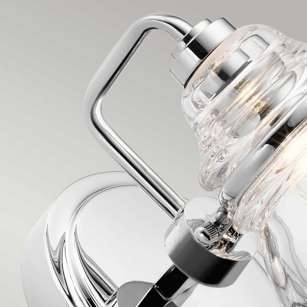 Kichler KL-TALLAND1-PC-BATH Talland 1 Light Wall Light Polished Chrome