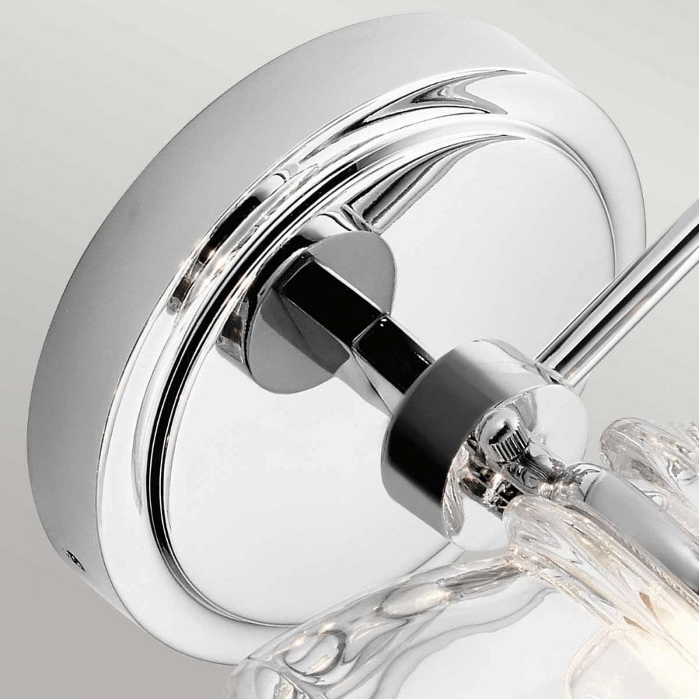Kichler KL-TALLAND1-PC-BATH Talland 1 Light Wall Light Polished Chrome