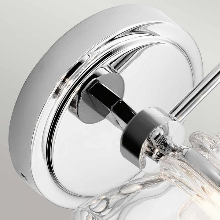 Kichler KL-TALLAND1-PC-BATH Talland 1 Light Wall Light Polished Chrome