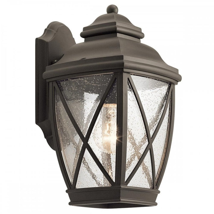 Kichler KL-TANGIER2-M Tangier 1 Light Medium Wall Lantern Olde Bronze
