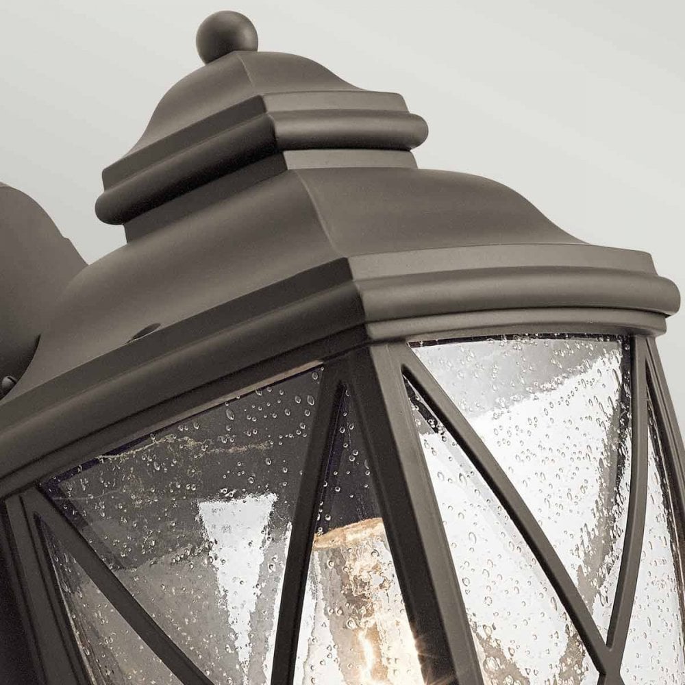 Kichler KL-TANGIER2-M Tangier 1 Light Medium Wall Lantern Olde Bronze