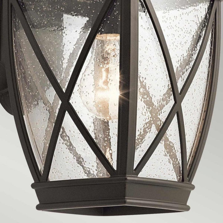 Kichler KL-TANGIER2-M Tangier 1 Light Medium Wall Lantern Olde Bronze