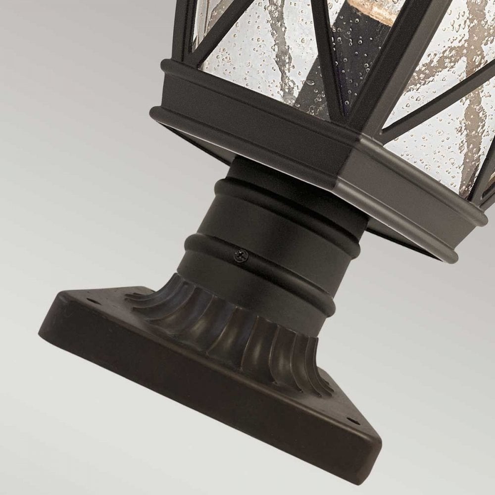 Kichler KL-TANGIER3-M Tangier 1 Light Medium 7.5" Pedestal Olde Bronze
