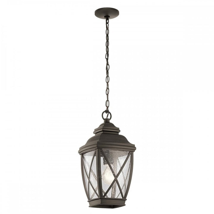 Kichler KL-TANGIER8-M Tangier 1 Light Medium 7.5" Chain Lantern Olde Bronze