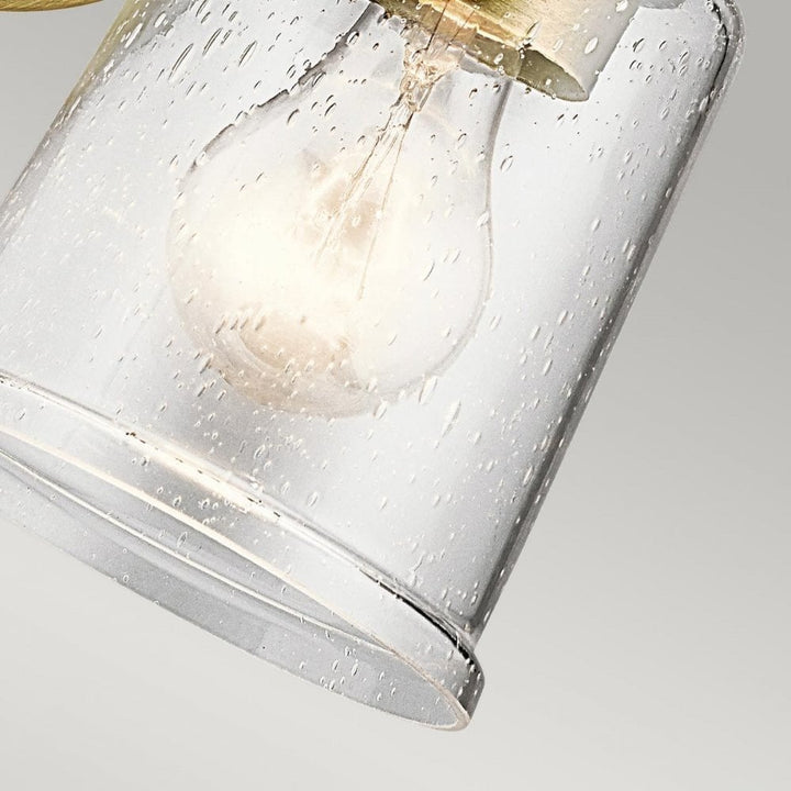 Kichler KL-WAVERLY1-NBR Waverly 1 Light Wall Light Natural Brass