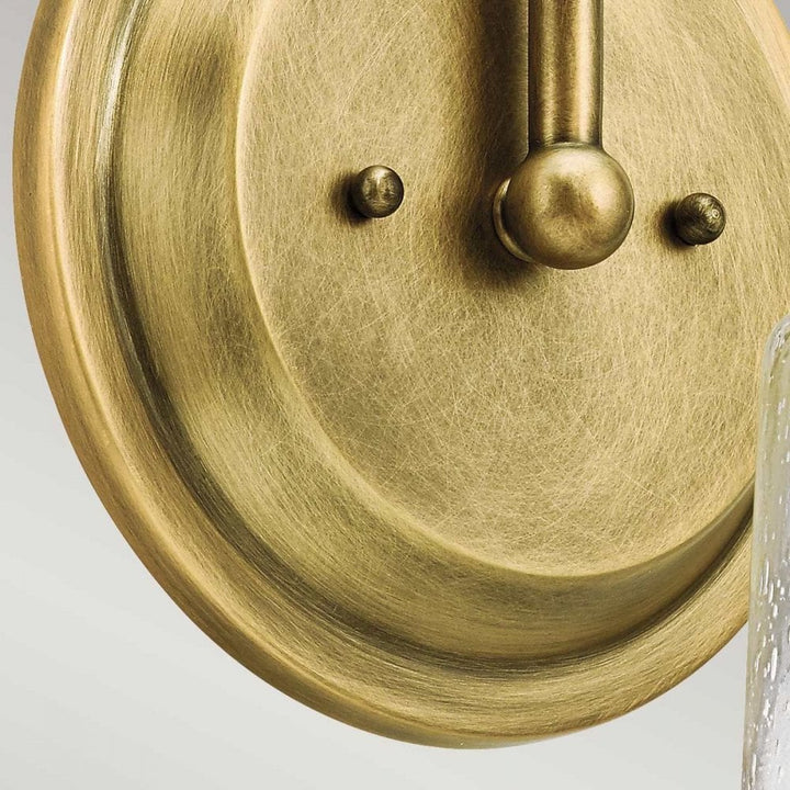 Kichler KL-WAVERLY1-NBR Waverly 1 Light Wall Light Natural Brass