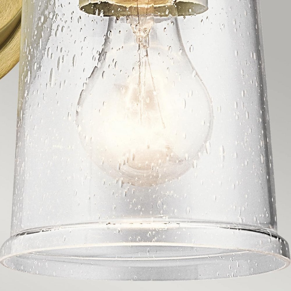 Kichler KL-WAVERLY1-NBR Waverly 1 Light Wall Light Natural Brass