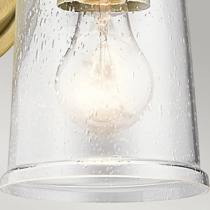Kichler KL-WAVERLY1-NBR Waverly 1 Light Wall Light Natural Brass