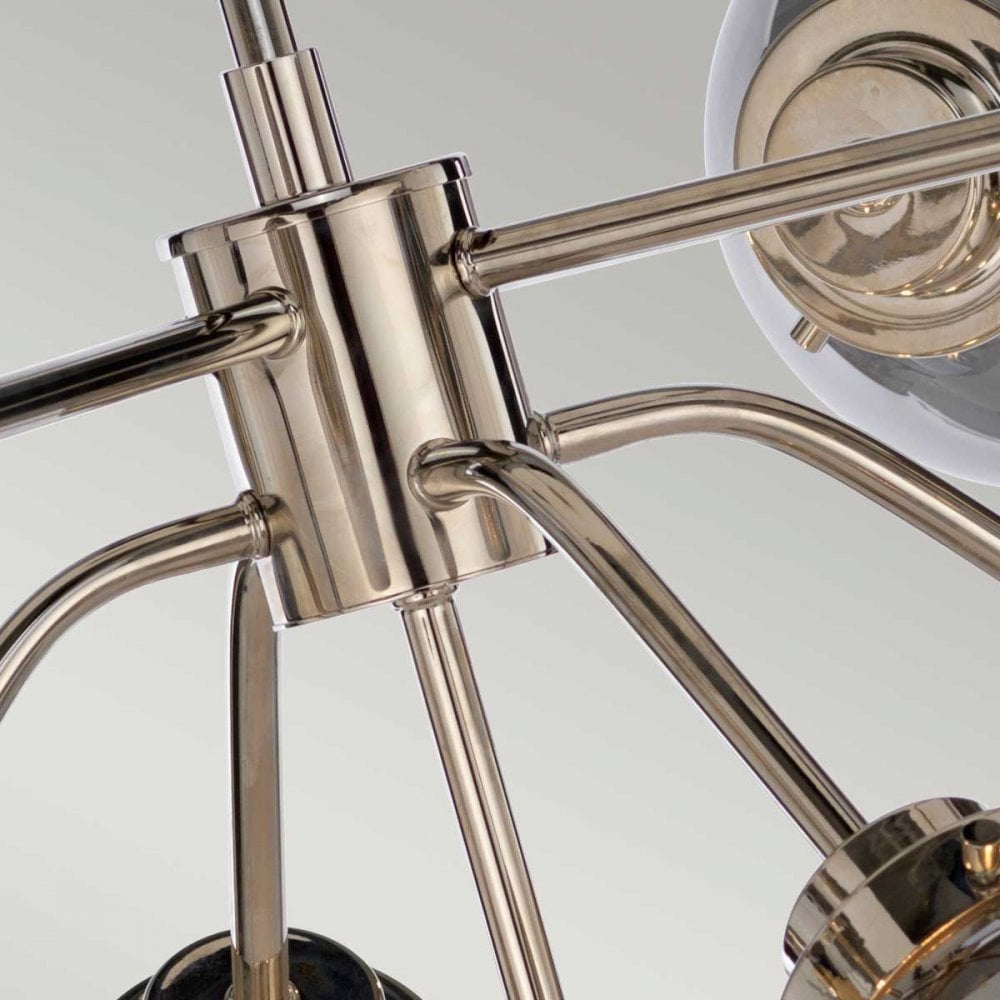 Elstead KULA9 Kula 9 Light Chandelier Polished Nickel
