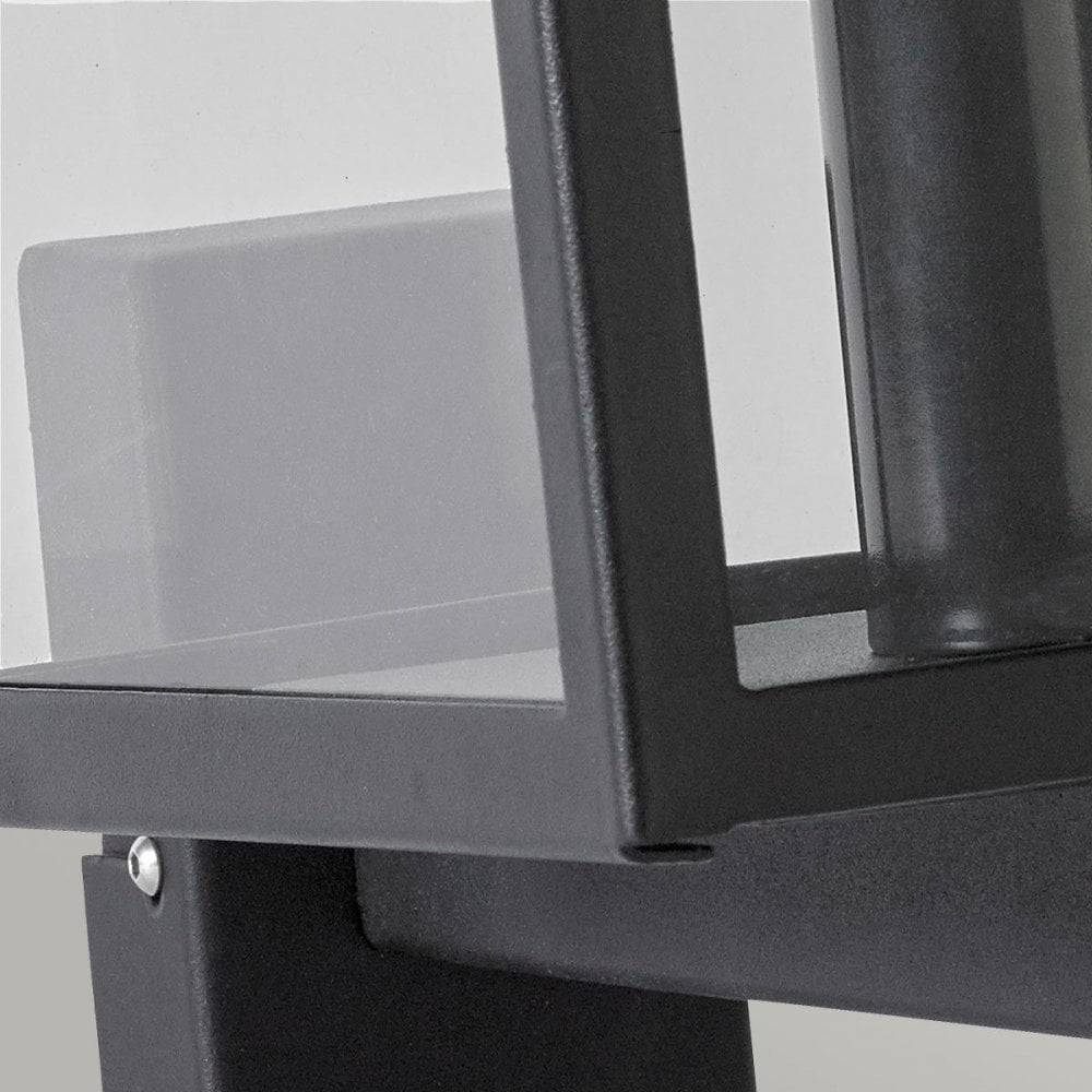 Norlys LOFOTEN-WALL-BLK Lofoten 1 Light Wall Light with Arm Black