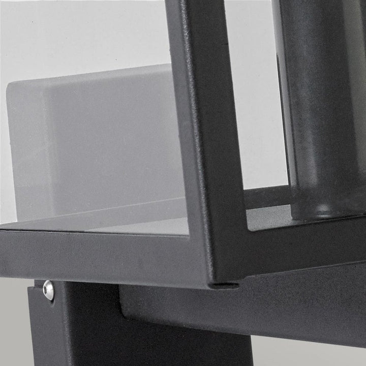 Norlys LOFOTEN-WALL-BLK Lofoten 1 Light Wall Light with Arm Black