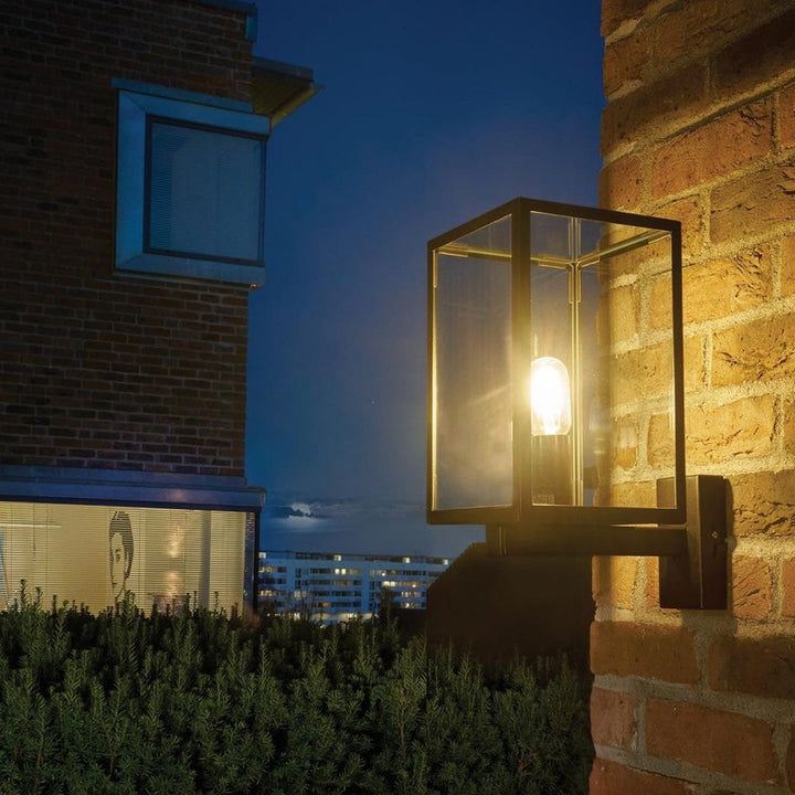 Norlys LOFOTEN-WALL-BLK Lofoten 1 Light Wall Light with Arm Black