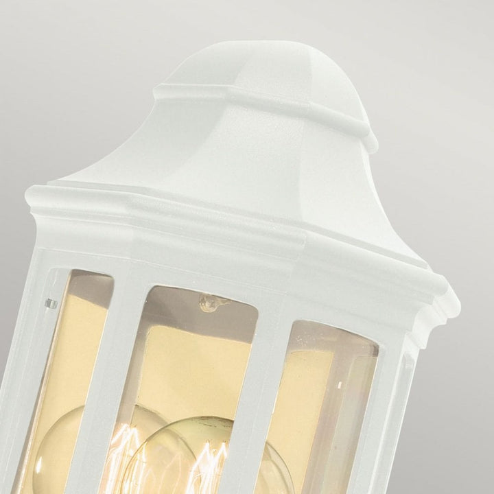 Norlys M8-2-MINI-WHITE Malaga Mini 1 Light Mini Wall Lantern - White